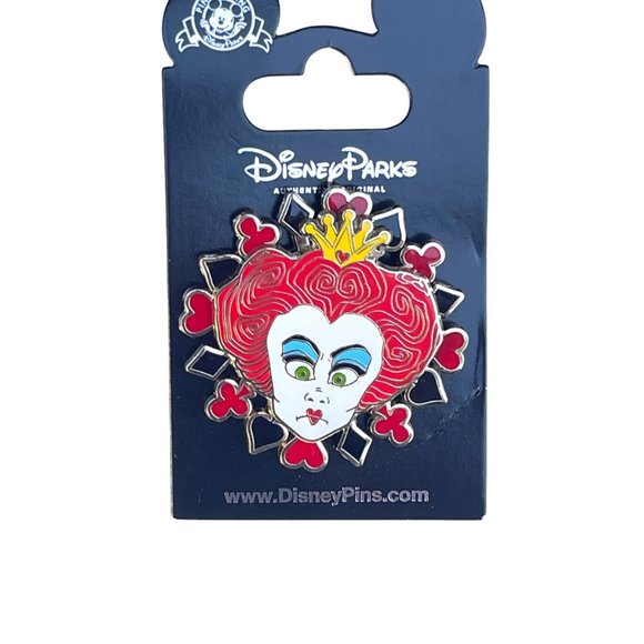 Disney Accessories - Shanghai Disney Alice Through the Looking Glass Red Queen of Hearts Spinner Pin
